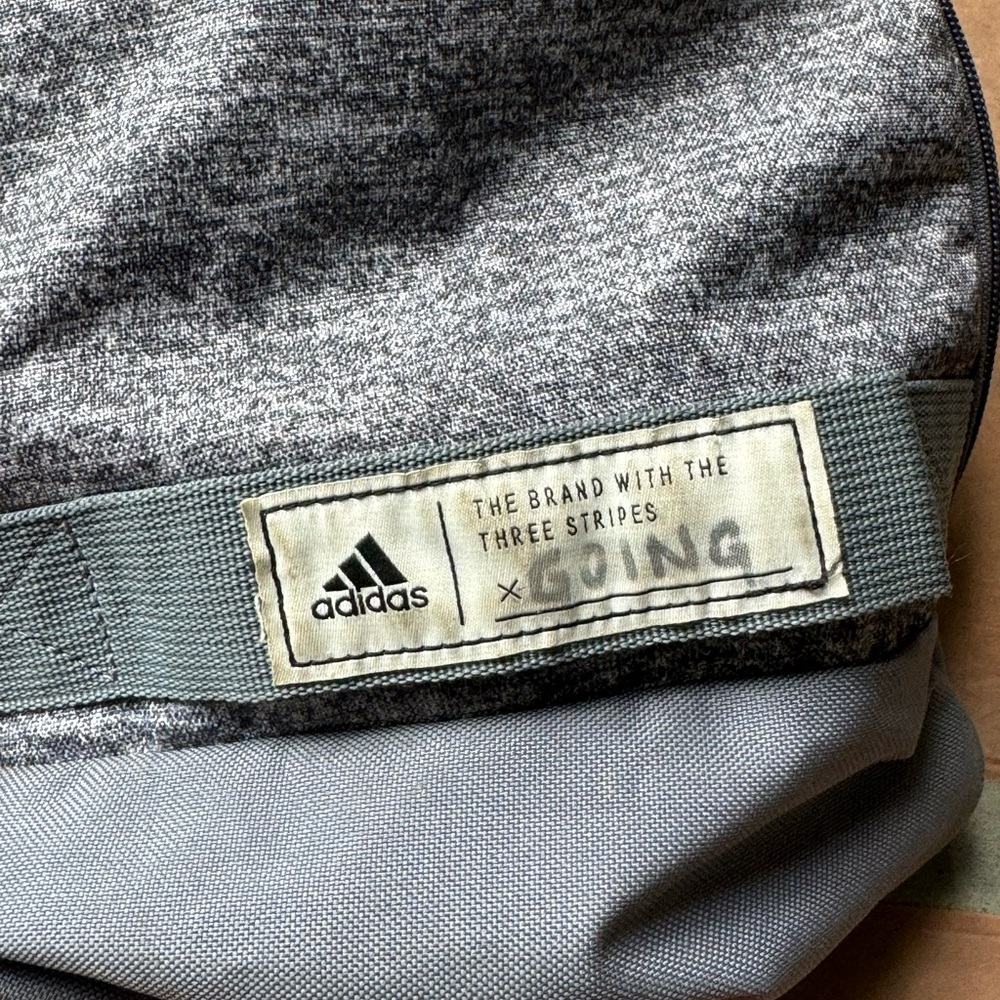 Adidas Two-Tone Gray Duffel Bag - Picture 2 of 7